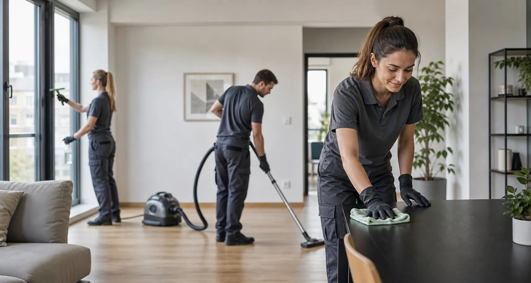 Professionelles Reinigungsteam in Hannover
