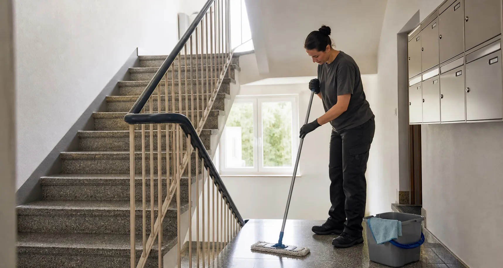 Professionelle Treppenhausreinigung in Hannover
